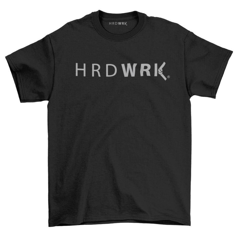 Logo Tee - Soft Grey / Light Blue | HardWork Brand | HRDWRK 