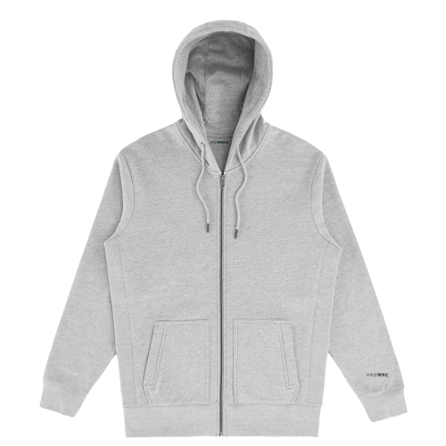 GOTS ® ORGANIC COTTON ZIP-UP SWEATSHIRT
